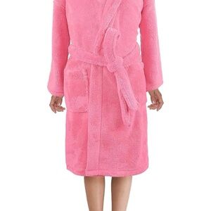 Cozy Pink Kids Robe